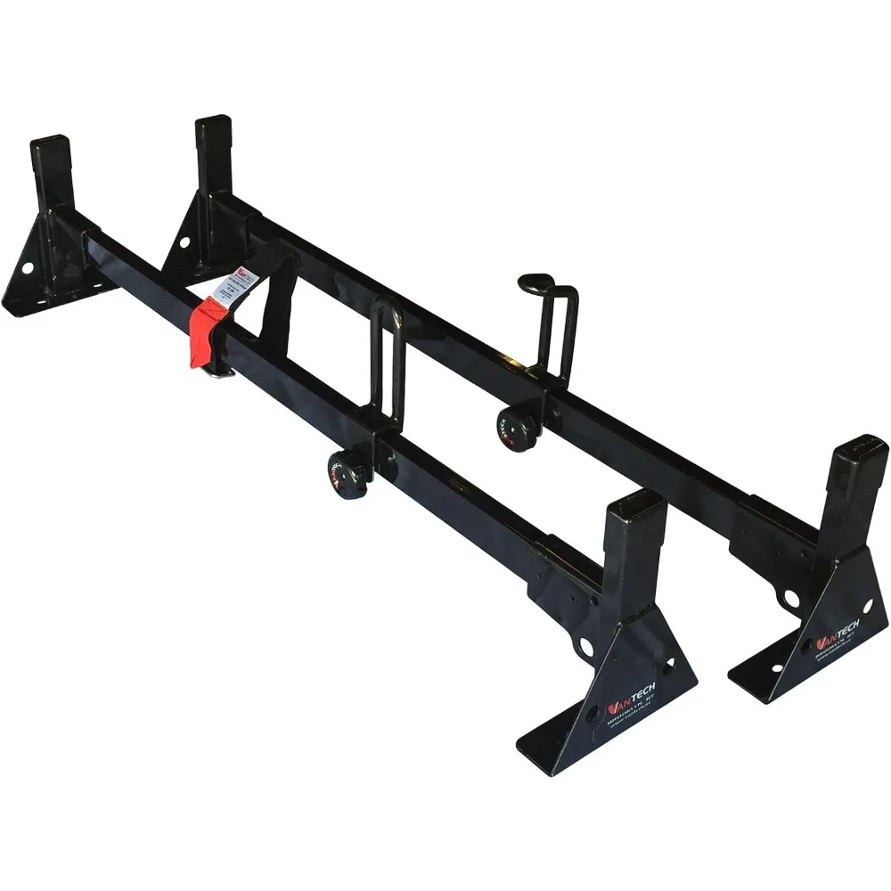 H1 2 Bar for RAM ProMaster City Steel Ladder roof Rack 2015-On, Black