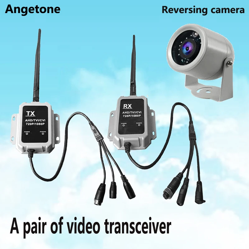 Vehicle Wireless Camera HD Digital Signal Wireless Video Transceiver Truck Crane Forklift Wireless Reversing Rear Vision Blind A