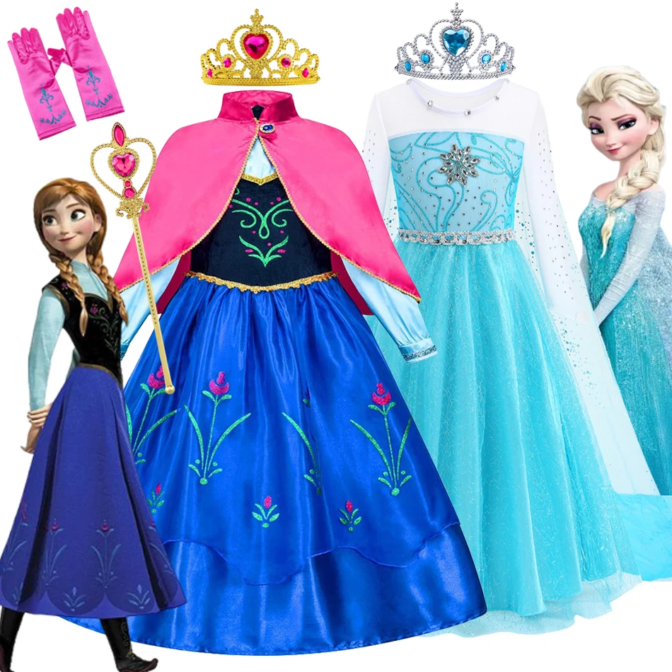 party city anna dress Party City Anna Costume Fairy Tale Snow Queen Frosty Princess Anna Dress  Costume Sexy