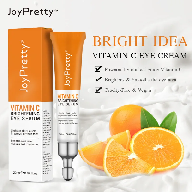 

VC Eye Cream Anti Dark Circles Eye Bag Firmness Moisturizing Whitening Massager Wrinkle Eye Serum Beauty Health Eyes Care