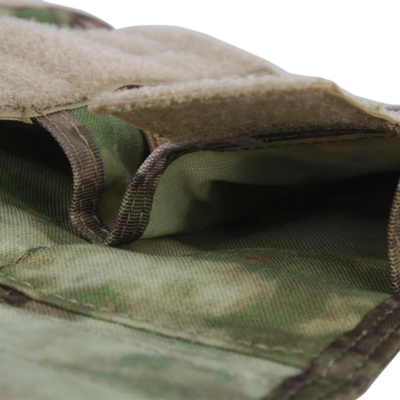 Emersongear-bolsa táctica con solapa Triple para revistas, bolsa de almacenamiento Mag, Molle para chaleco de caza, portador de placa, Airsoft, Militar