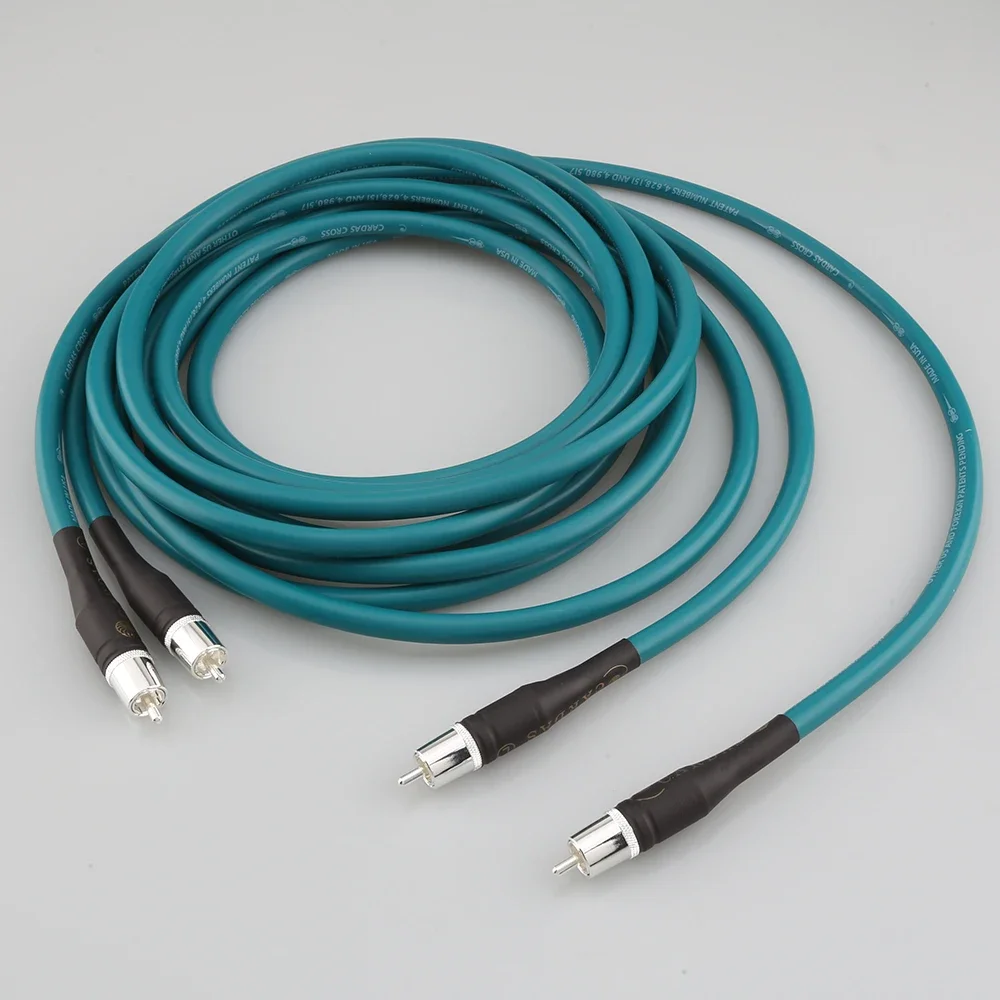 Audiocrast Cross RCA Audio Interconnect Cable RCA Jack Cable HiFi Audio Connect Cord 17.5 Awg Wire Audio Line