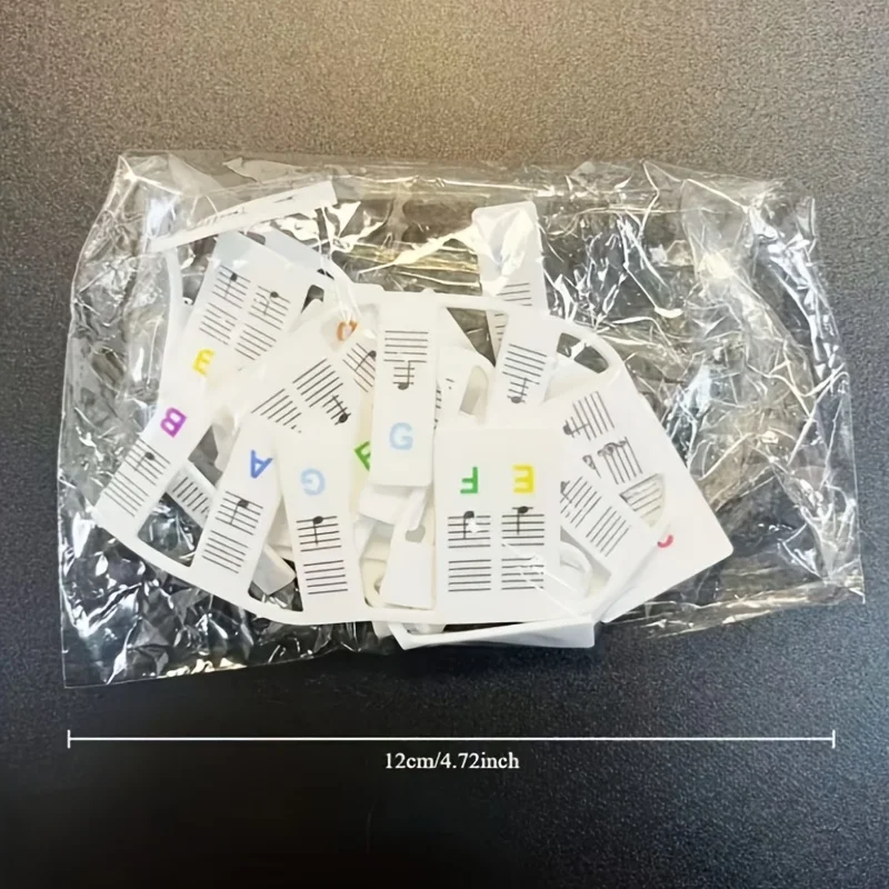 ملصق ملاحظة البيانو - ملصق مساعد خاص لمبتدئين البيانو - ملصقات ملاحظات بيانو مكونة من 88 مفتاحًا قابلة للفصل وإعادة الاستخدام