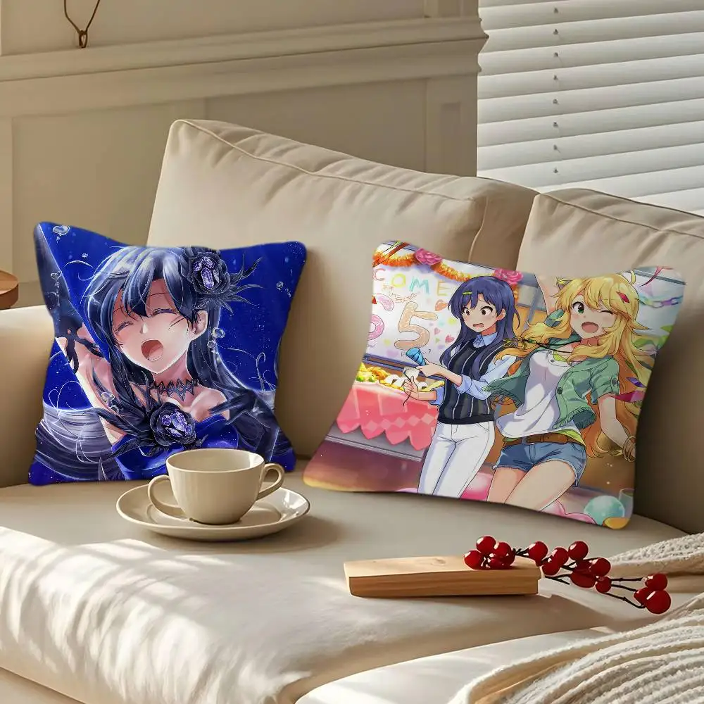 

C-Chihaya Kisaragi Anime Cartoon Personalized Pillow Cover Kids Bedroom Wild Party Decor Pillowcase Kid Birthday Shower Gift
