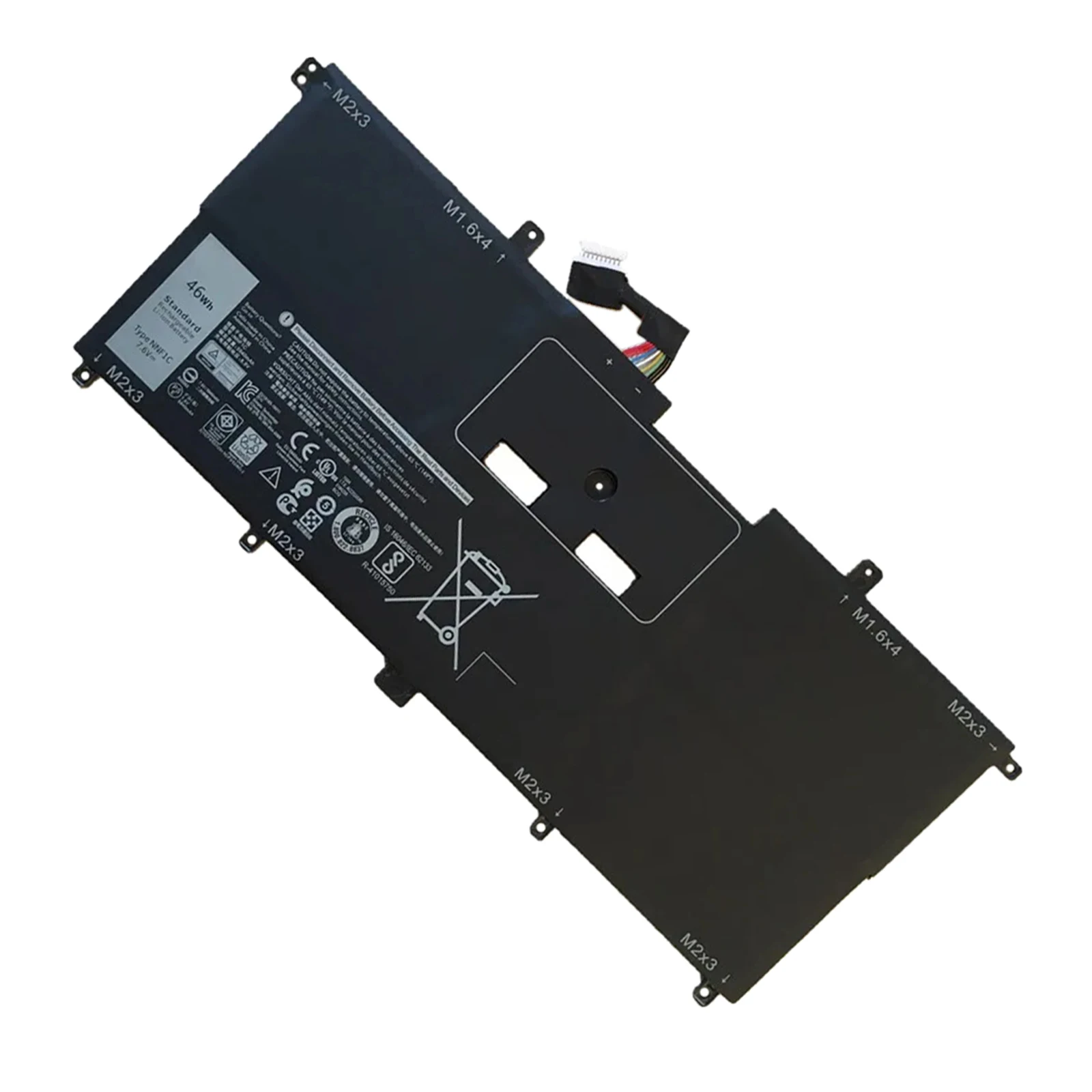 YOOFAN-NNF1C HMPFH bateria do portátil para Dell, XPS 13, 9365, XPS13-9365-D1805TS,D1605TS, N003X9365-D1516FCN, NP0V3, P71G001, 46WH, novo