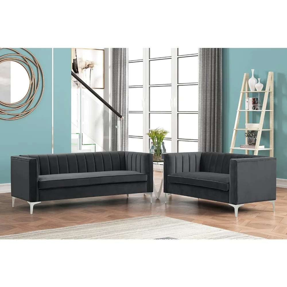 office sofas,Modern Chesterfield Sofa Furniture Couch Set for Living Room Office Bedroom Apartment,sofa