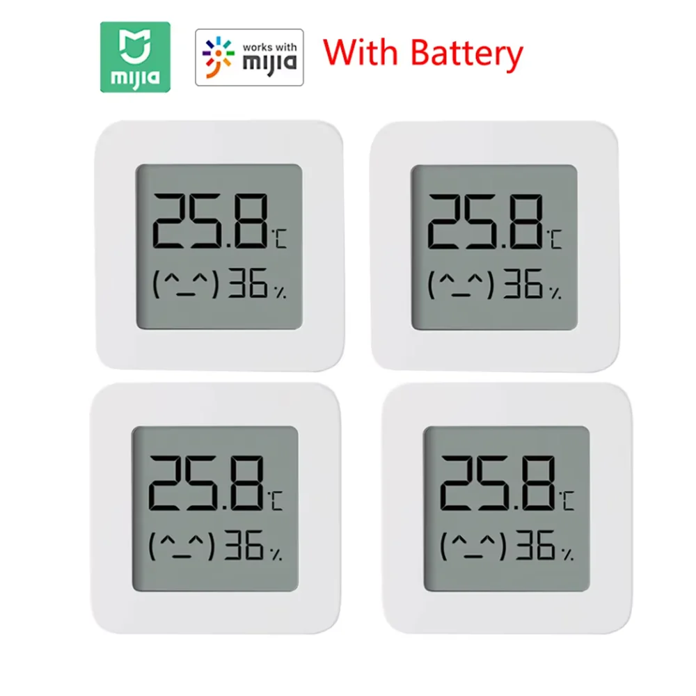 Mijia Thermometer 2 Electric Bluetooth Wireless Smart Hygrometer Thermometer Temperature Detection Mijia Home APP