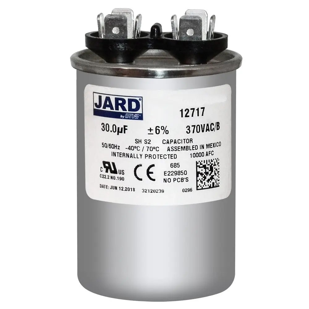 

1.75" X 2.5" 30 UF 370 V Capacitor Film QC Terminals MARS 12717
