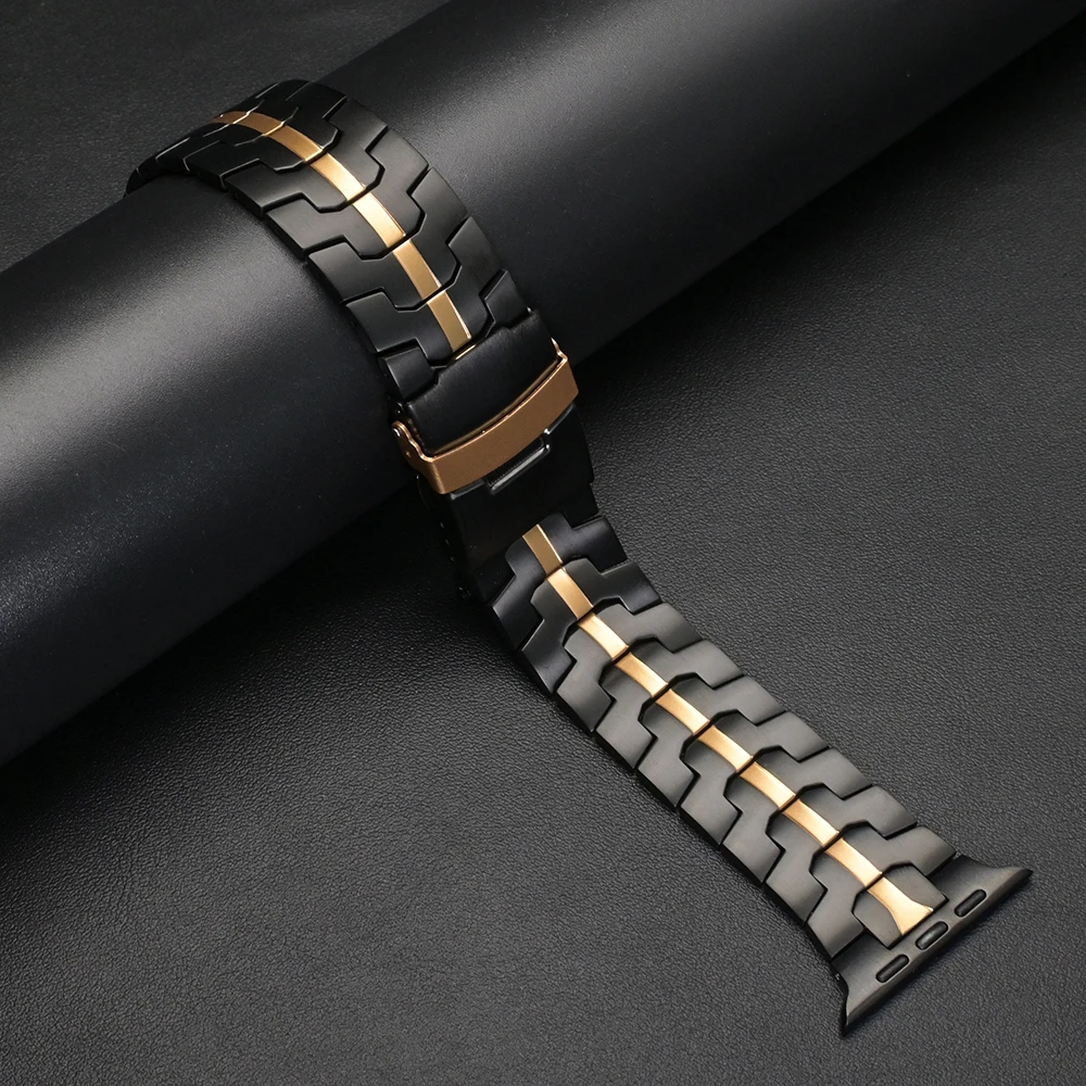 Titanium Strap for Apple Watch Series 11 10 46mm Ultra3/2/1 49mm Titanium Orange Band for IWatch 9 8 7 6 5 4 45mm SE 3 2 44mm image 2