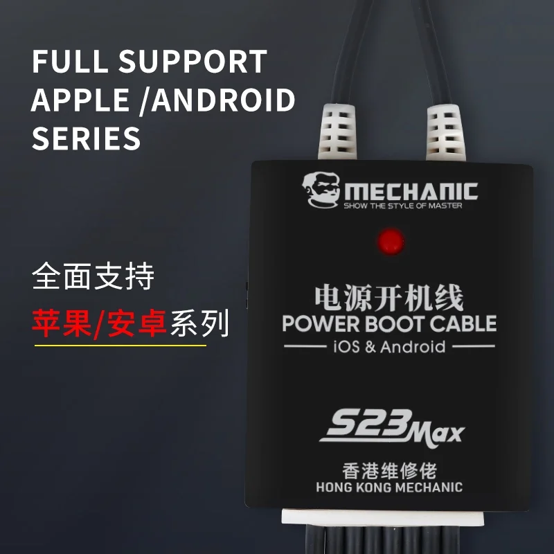 Mechanic S24 Max Power Supply Test Cable Mobile Phone Boot Line For iPhone 5S-12Pro Max Android Samsung Huawei Oppo Xiaomi Vivo