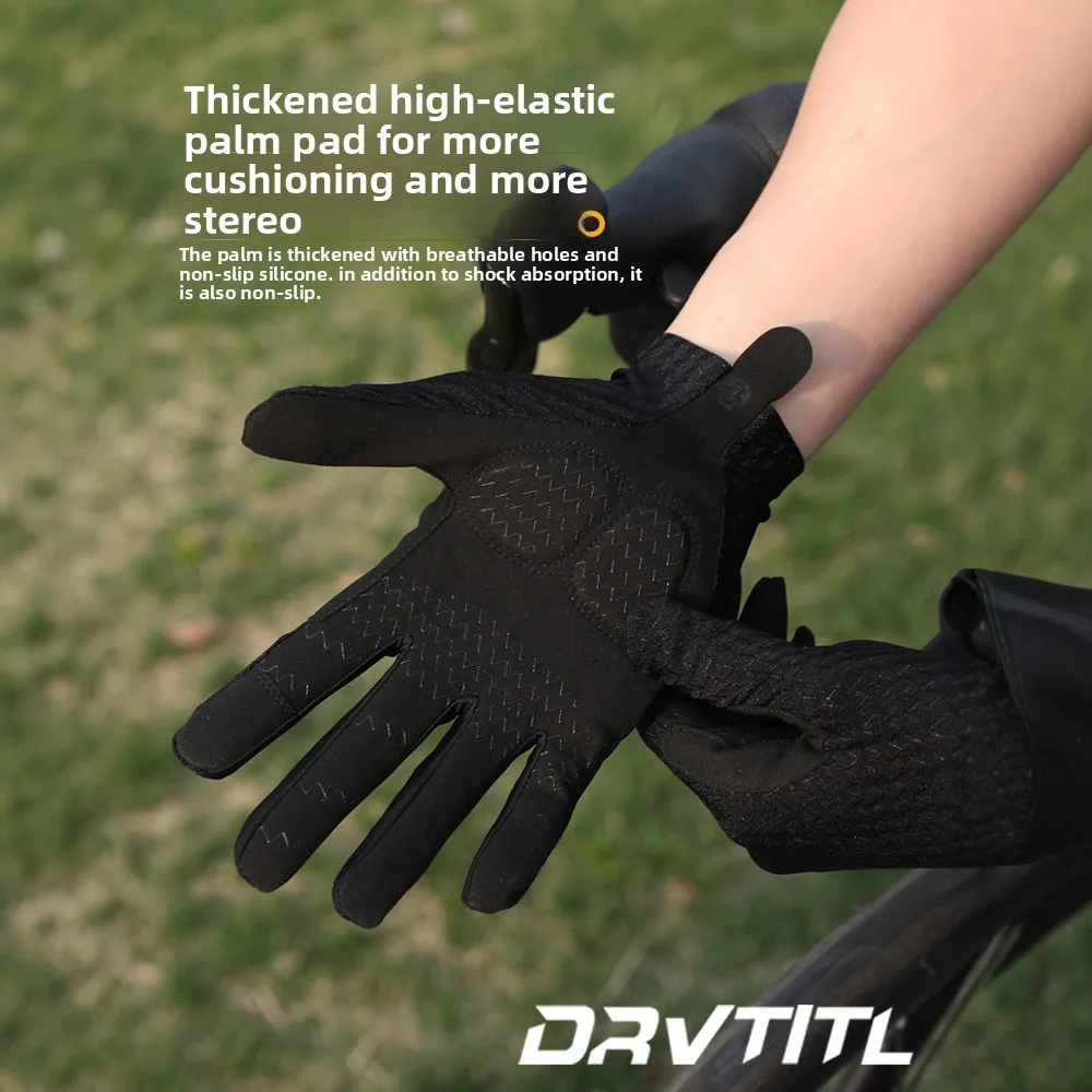 

Unisex Summer Ice Silk Cycling Gloves - Full/Half Finger Non-Slip Shock-Absorbing Breathable Road Bike Gear
