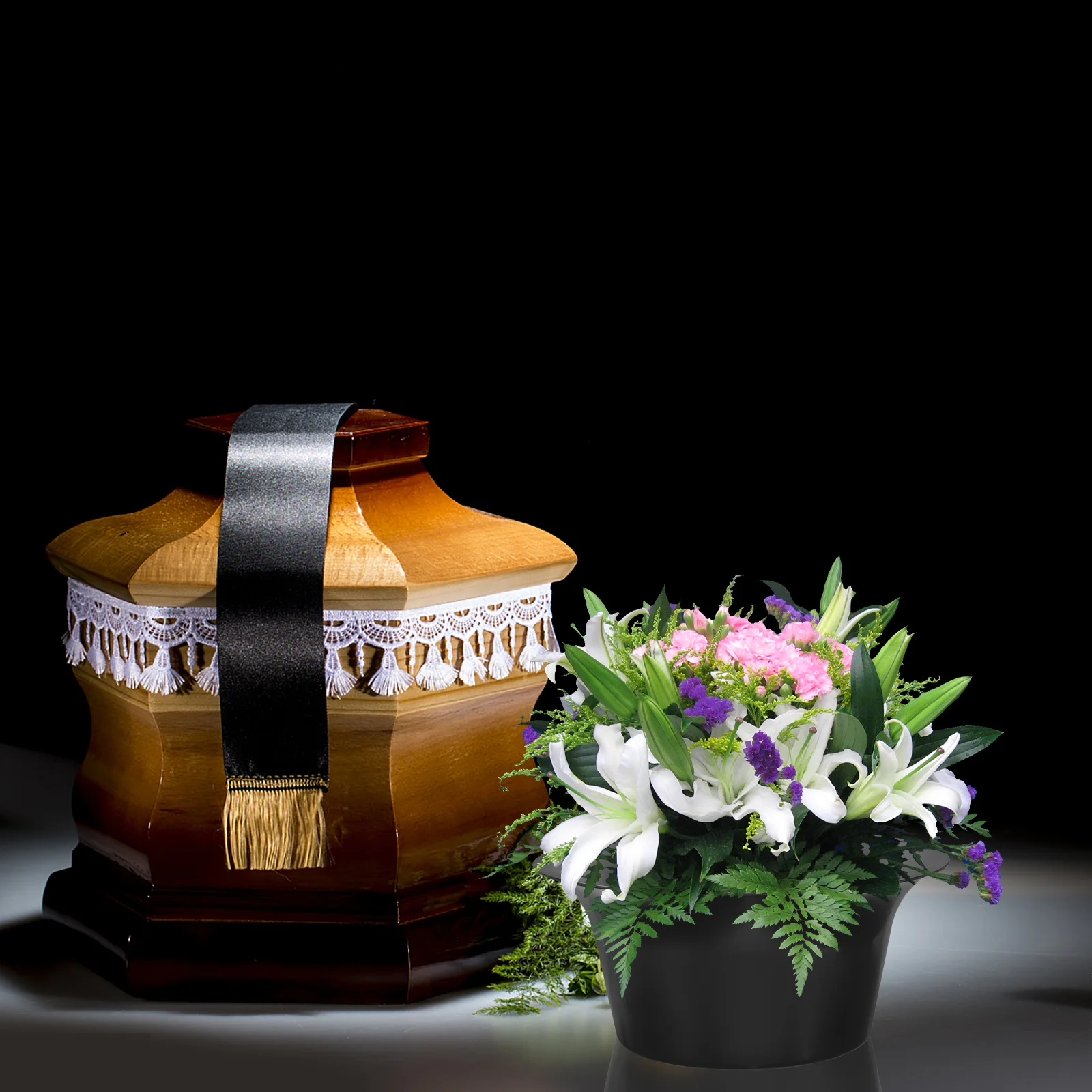 

8pcs Plastic Flower Pot For Cemetery Decoration Sacrifice Flower Container Tomb-Sweeping Day Arrangement Holder Chrysanthemum