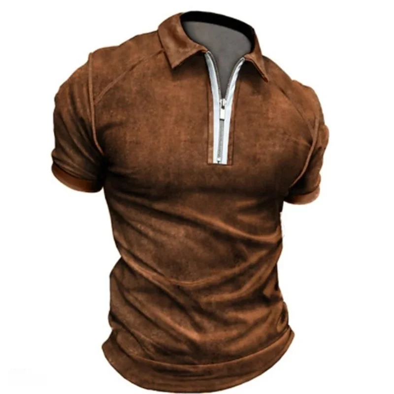 

Summer irt Men Casual T-irt Top Faionable Slim Fit Nylon ort Sve Sli Tee for Men
