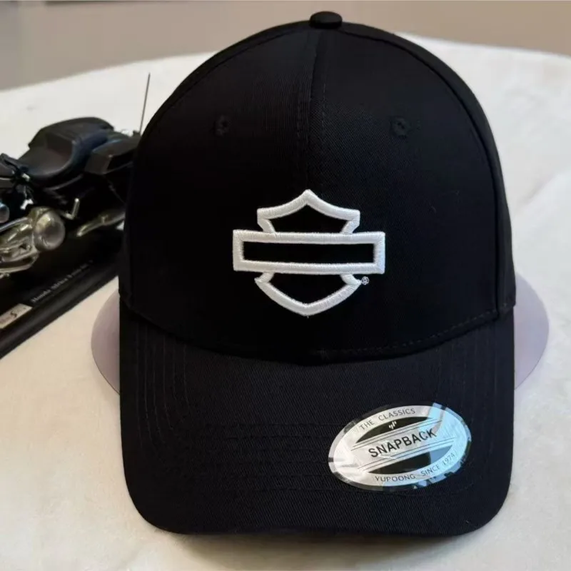 

Classic Black Baseball Hat Racing Hat Men Women Outdoor Sports Sunscreen Sun Hat For Harley Davidson Glide Ultra Classic PA1250