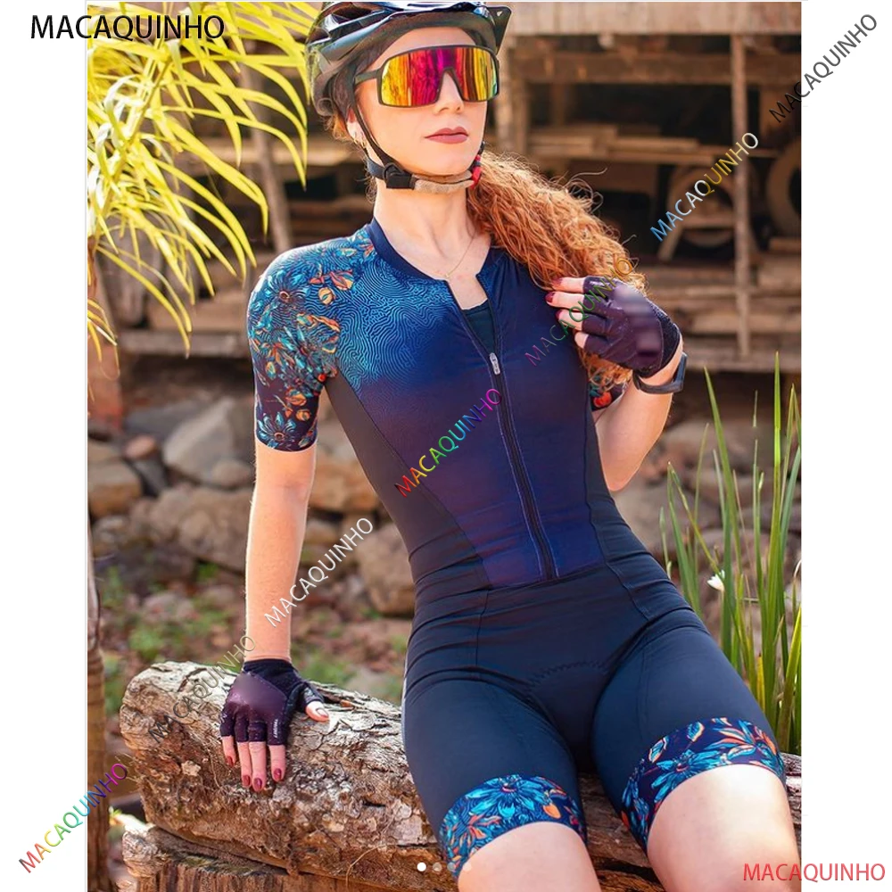 Suppliers Macaquinho Women's Dresses Cycling Jumpsuit Kafit Wholesale To Resell Free Shipping