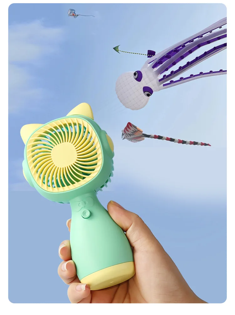 Simpatico Mini ventilatore USB ventilatore portatile portatile ricaricabile Mini pratico ventilatore tascabile a basso rumore piccolo ventilatore elettrico dormitorio per studenti