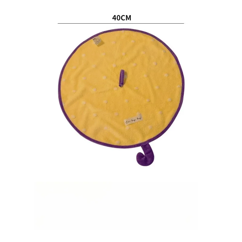 Lindo pañuelo para baño y cocina, mini paraguas colgante sin olores, diseño súper absorbente, toalla de mano gruesa