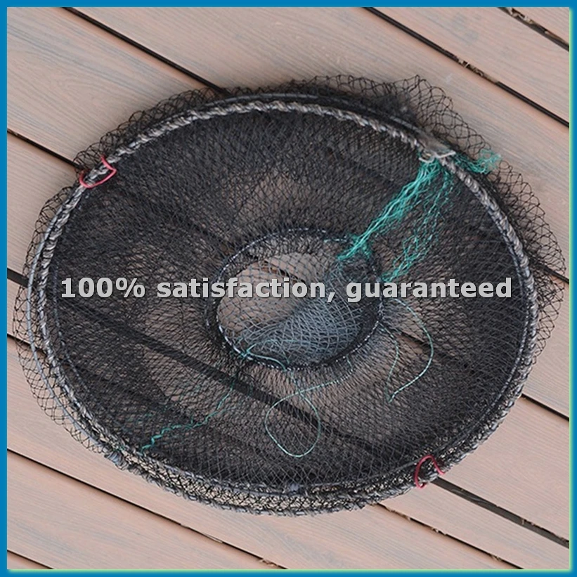 

Рыболовная ловушка для приманки, пружинная клетка-ловушка для раков, портативная складная сеть-ловушка, рыболовные снасти - ANKL