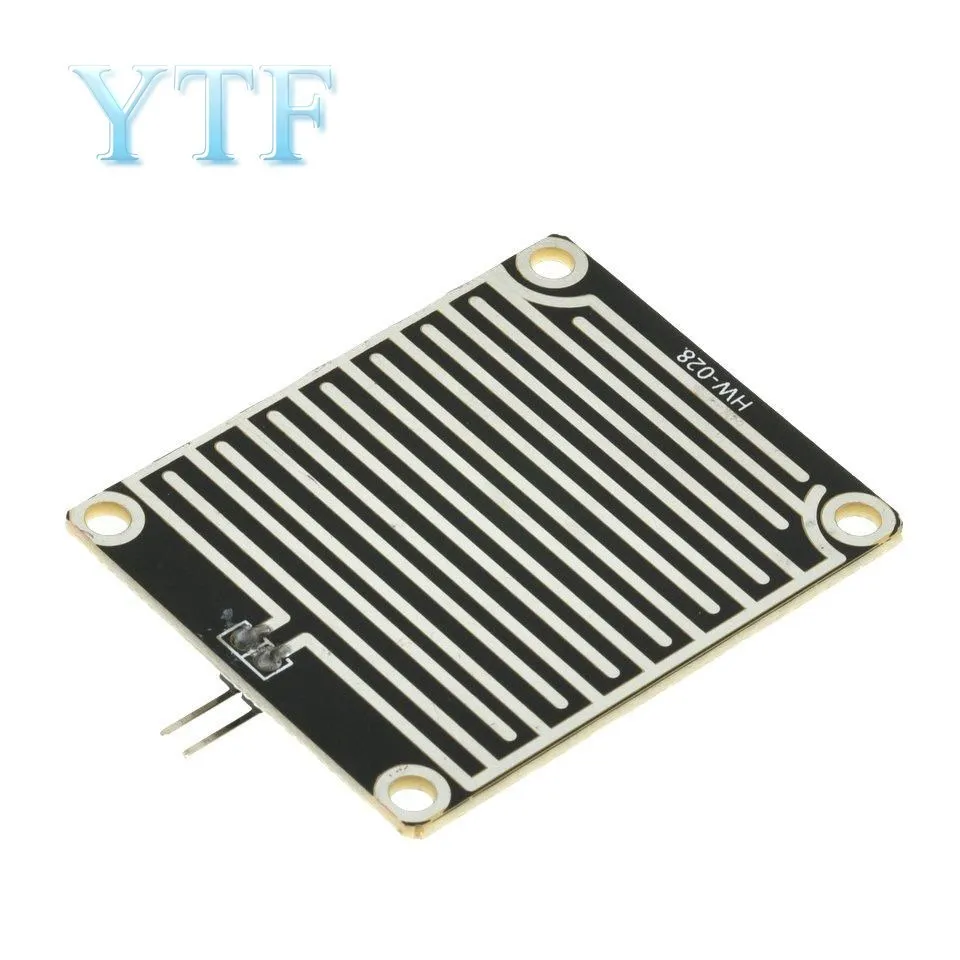 10PCS/BAG Single PCB Board Raindrop Module Sensor Rising Water Level Detection Module Raindrop Sensor Board