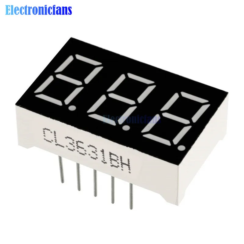 0.56 Inch Led Display 7 Segment 1 Bit/2 Bit/3 Bit/4 Bit Digit Buis Rood gemeenschappelijke Kathode/Anode Digitale 0.56 Inch Led 7 Segment