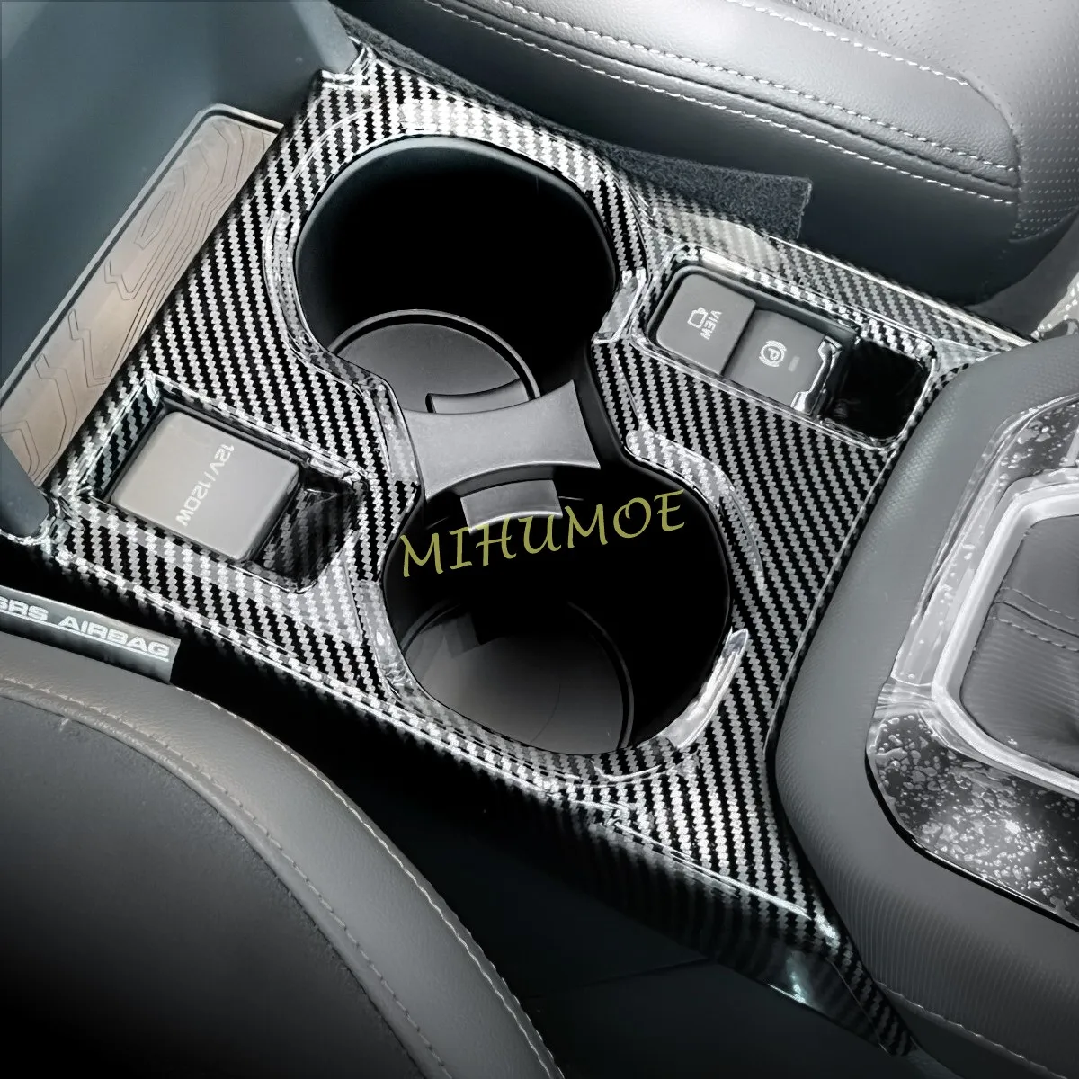 

LHD & RHD Carbon Fiber Center Console Cup Holder Cover Stylish For Subaru Forester 2025 2026