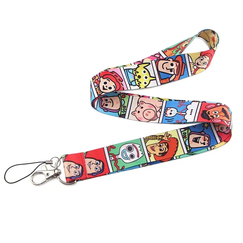 Disney Toy Story Kids Lanyard for Key Neck Strap Lanyard Card ID Badge Holder Key Chain Key Holder Hang Rope Keyrings Accessorie