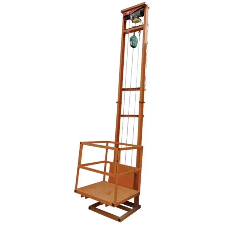 Wall Mounted Industrial Home Cargo Goods Elevator 300kg 220v/380v 10m Platform Lift Best Price