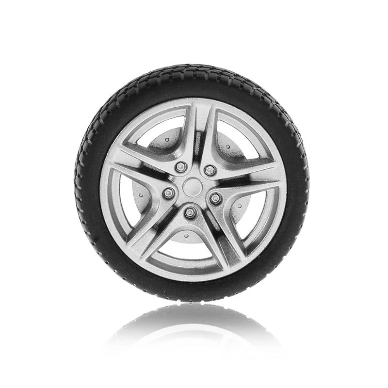 

Q0KB 4pcs 48mm Simulation Rubber Wheel Tire Wheel Toy Model DIY RC Spare Parts