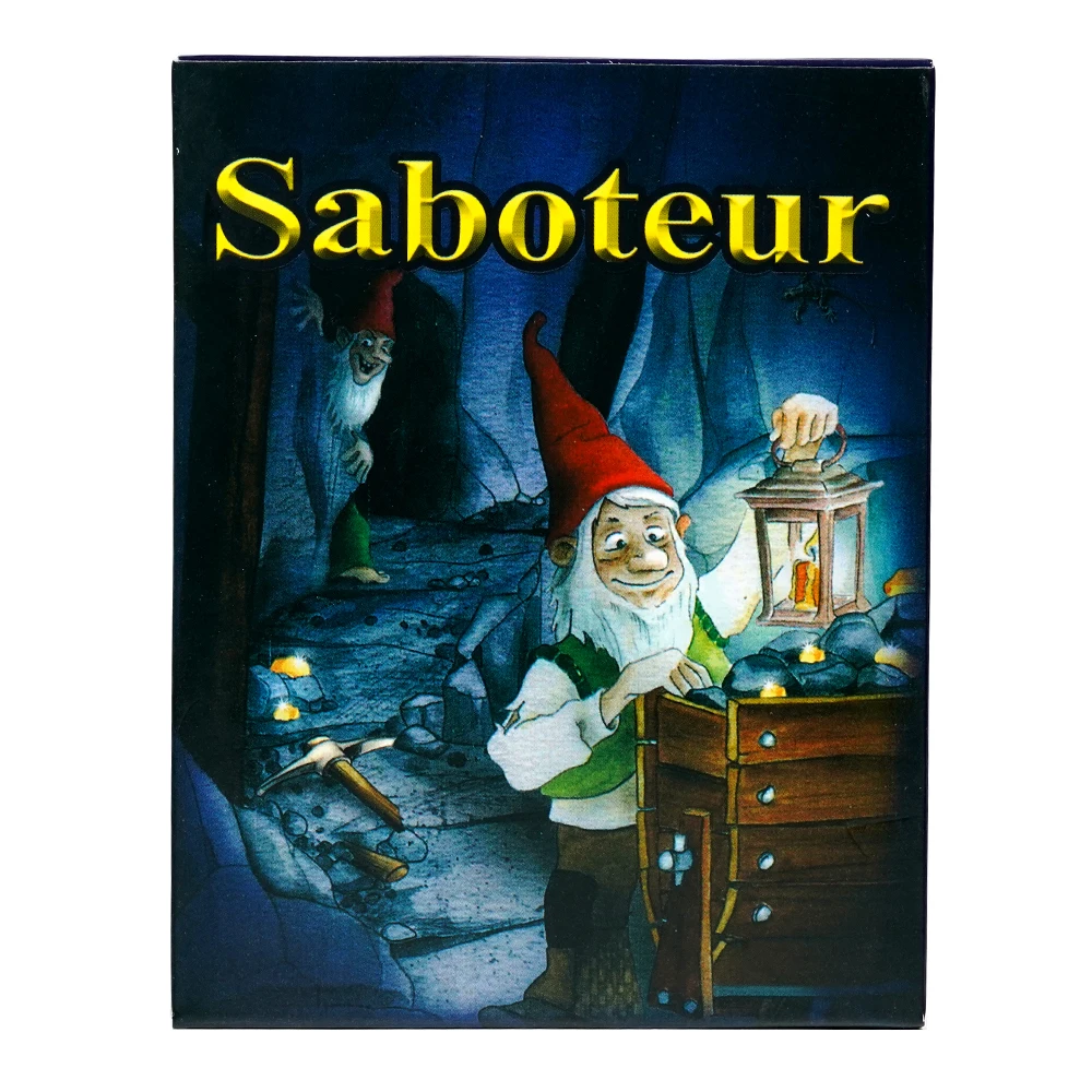 English Saboteur Board Game Cards Table Games Funny Board Card Games for Families Party Dwarf Gold Mine Digging Miner Board Game