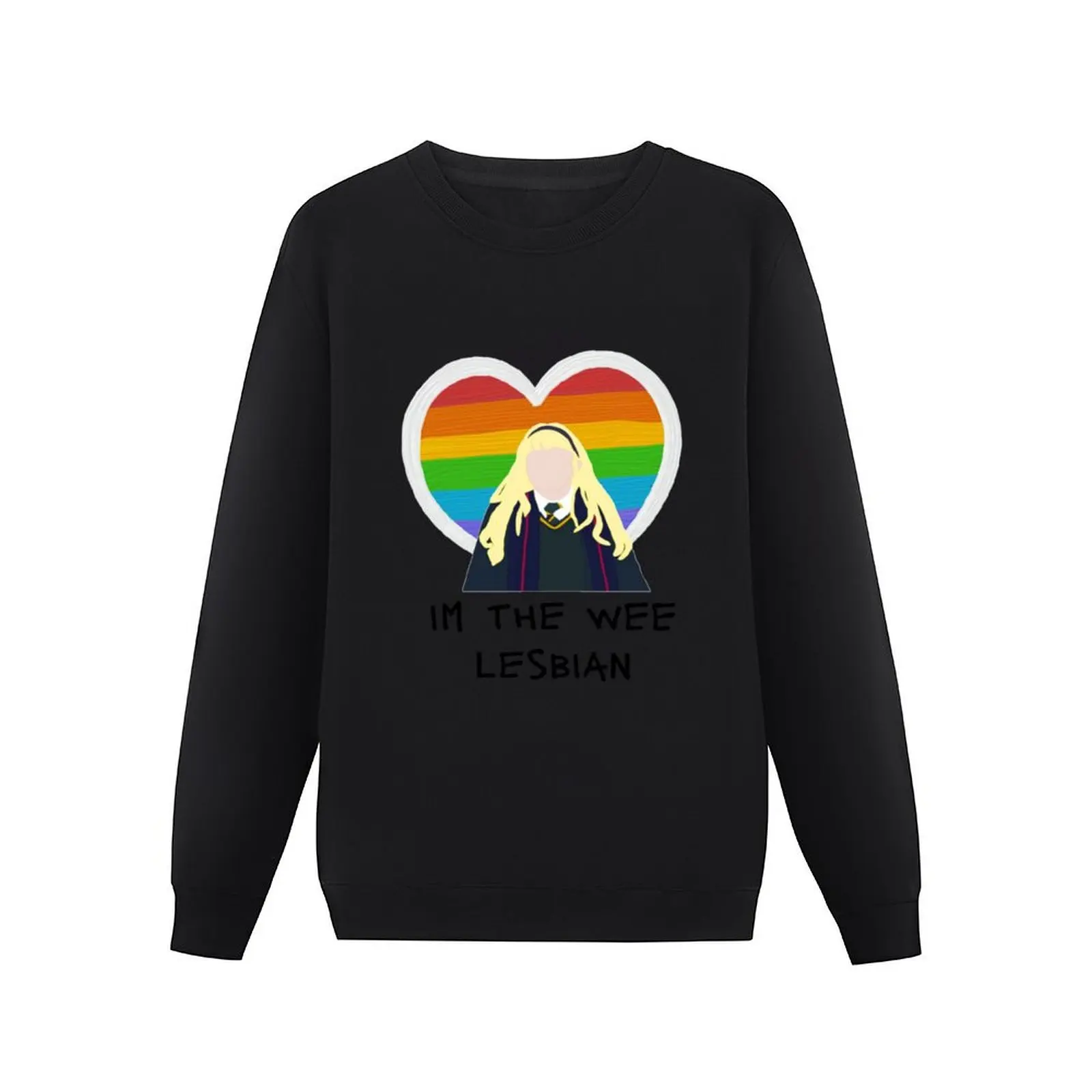 Derry Girls Pride Im The Wee Lesbian Fitted Pullover Hoodie men clothing sports sweatshirt man