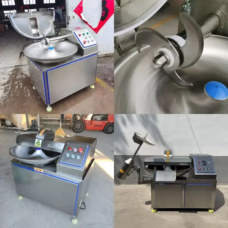 Commercial Multi-functional Meat Filling Chopping Machine Pet Food Bone Mud Grinder High-speed Variable Frequency Chopper