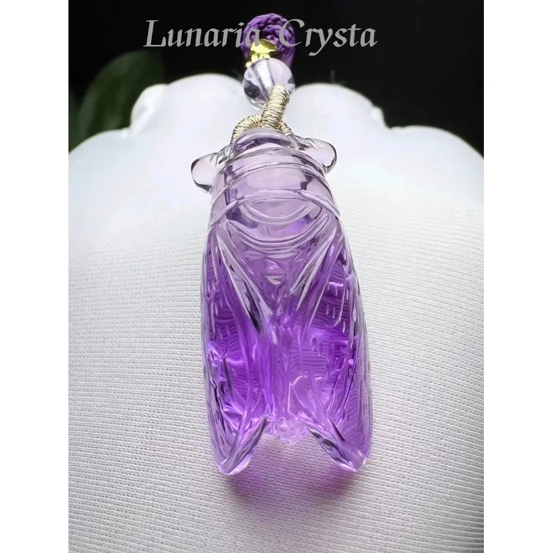 

Натуральный хрустальный кулон-подвеска, ювелирное изделие, целебный кристалл, украшение из драгоценных камней, премиальный амулет на удачу и защиту