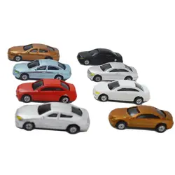 Scale 1:200 Model Car Miniature Scene Layout Material Kids Toys Vehicle For Diy Sand Table Landscape Diorama Kits 100pcs