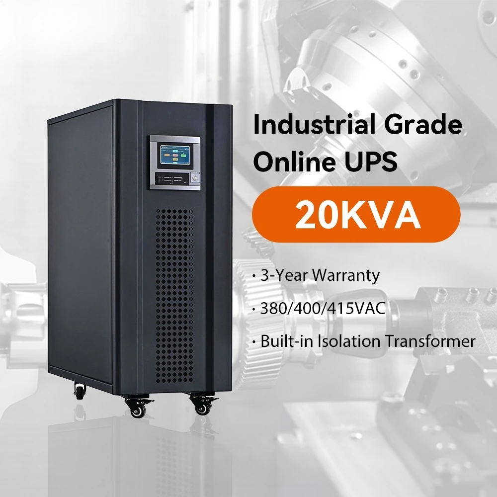 

Online 20kva 3 Phase UPS Uninterruptible Backup Power Supply for Elevators Industrial Automation