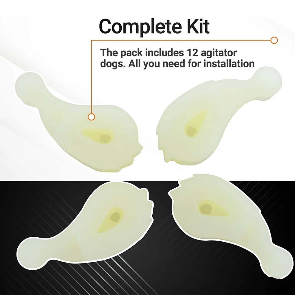 80040 와셔 교반기 개 교체 키트, 월풀 및 켄모어 와셔에 적합, 285612 285770 교체, 12 팩