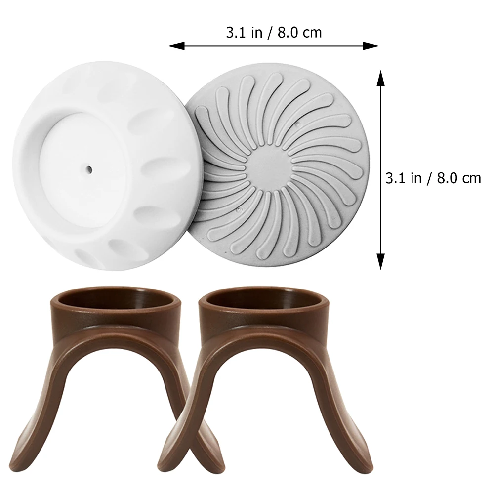 

4pcs U-shaped Column Protector Wall Fixing Device Stairs Pad Baby Gates Safe ABS Silicone Easy Install Reliable Protect Walls