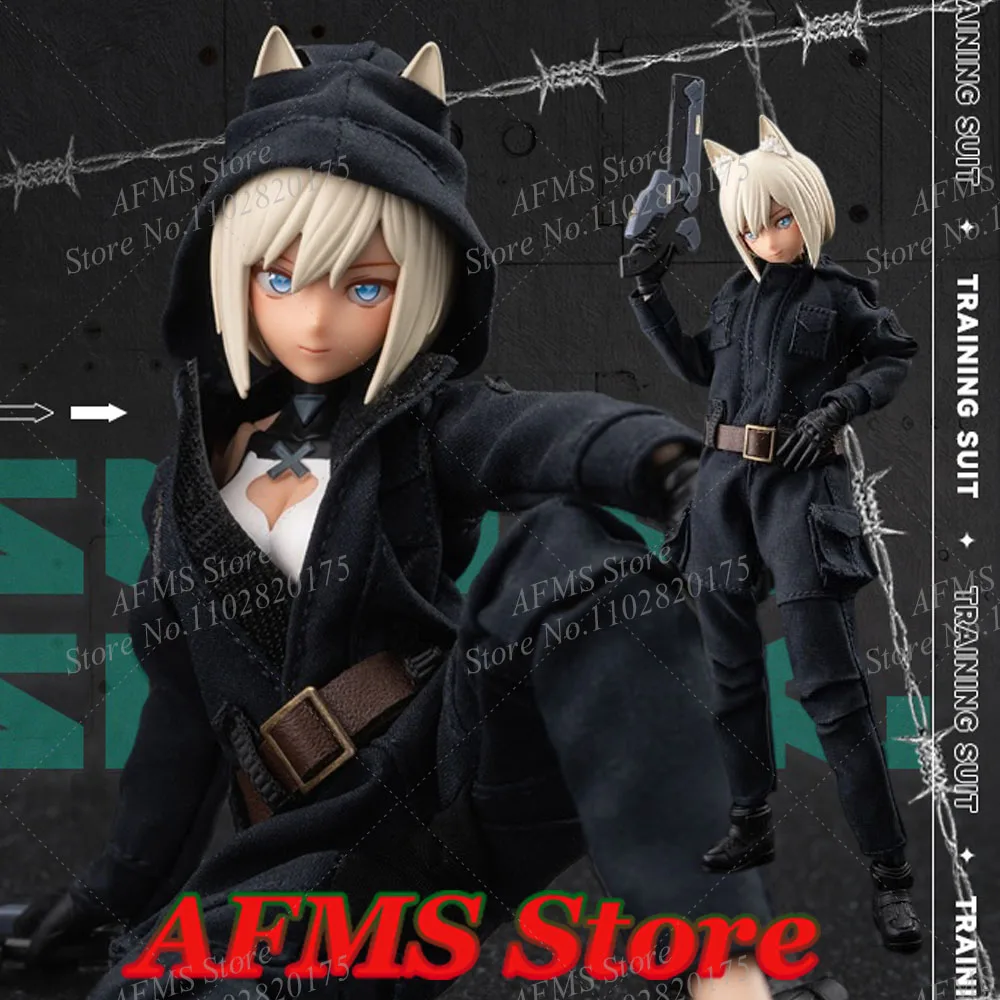 

Snail Shell 1/12 Scale Collectible Figure Jumpsuit Dark Blue Agent Combat Uniform 6Inch Mobile Suit Girl Soldier Action Figure