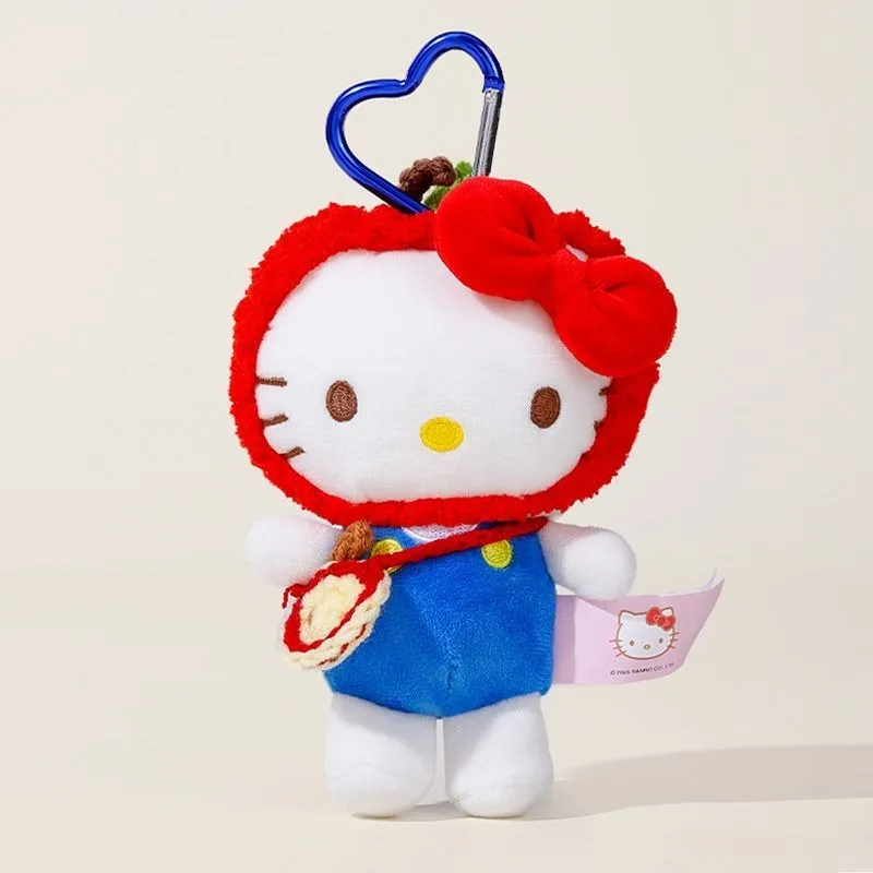Sanrio Kawaii Hello Kitty mignon jouet en peluche magicien Collection peluche poupée sac à dos pendentif porte-clés fille vacances cadeau d'anniversaire