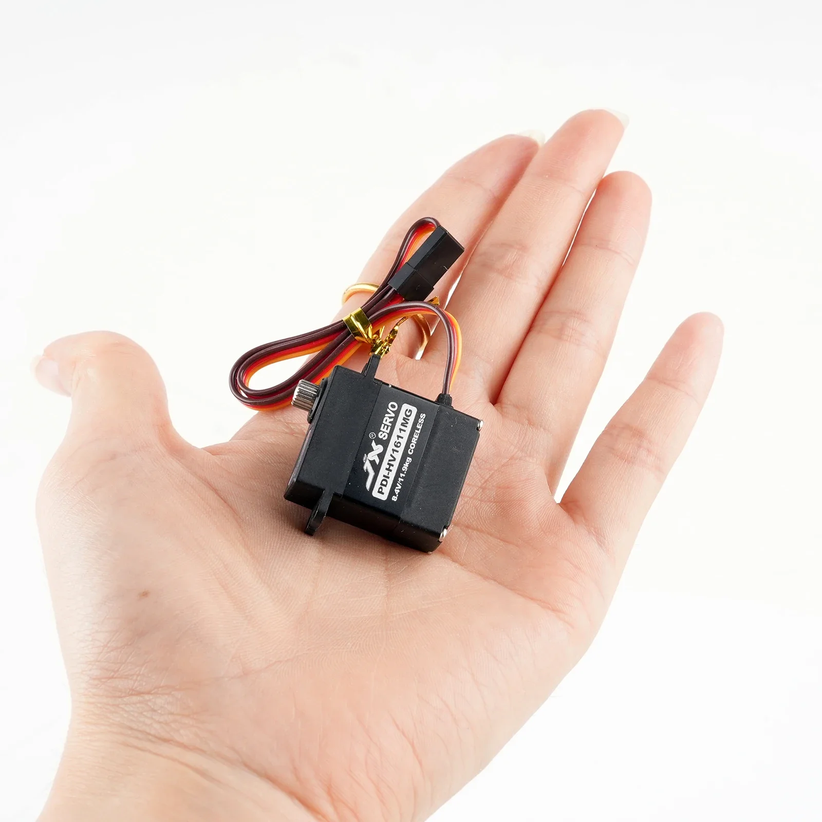 

JX PDI-HV1611MG 11 кг RC Digatal Servo Сервопривод с металлической шестерней без сердечника 4,8-8,4 В для 1/8 1/10 1/12 1/18 RC автомобиля Вертолет Гусеничные дроны