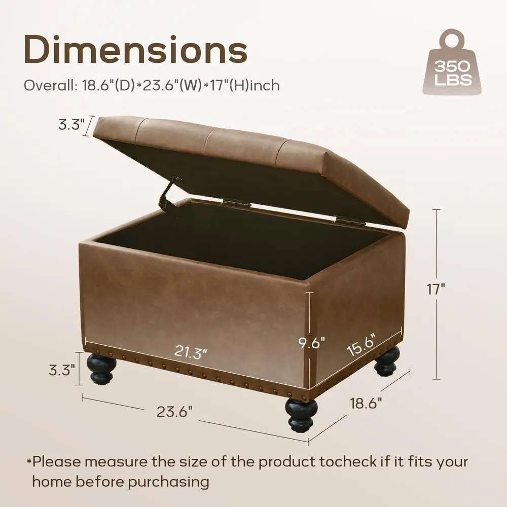 

Оттоманка с местом для хранения, мягкая оттоманка с пуговичной обивкой, подставка для ног, 24 прямоугольные оттоманки с местом для хранения для гостиной