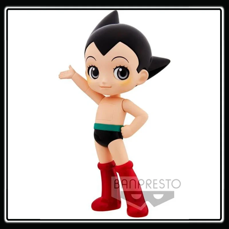 In Stock Original Bandai Banpresto Mighty Atom Q Posket Astroboy Action Figure Model Doll Toys Anime Figurals Christmas Gift