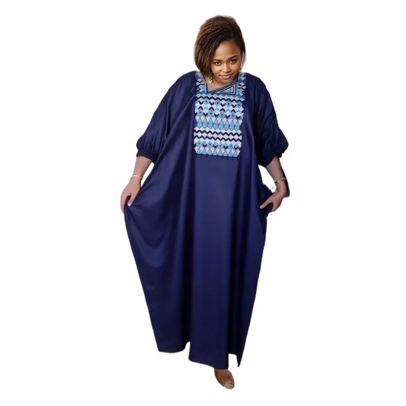 

African Plus Size For Women Dashiki Men Top Pants Thobe Africa Kaftan Boubou Clothing Wedding Party Gown Embroidery