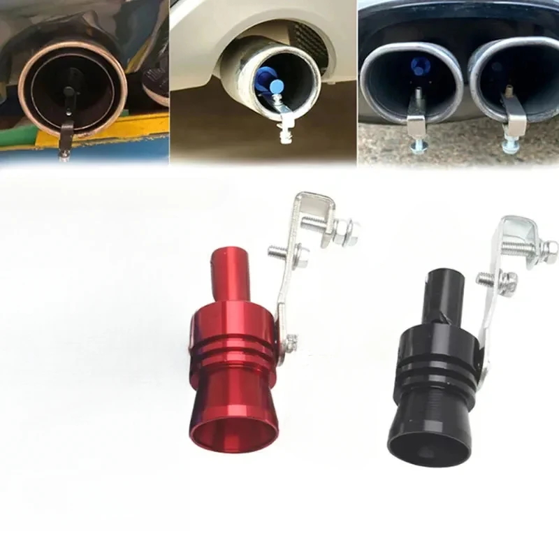 

2 color universal turbo exhaust whistle modified exhaust sound simulator motorcycle exhaust pipe sound generator parts(S M L XL)