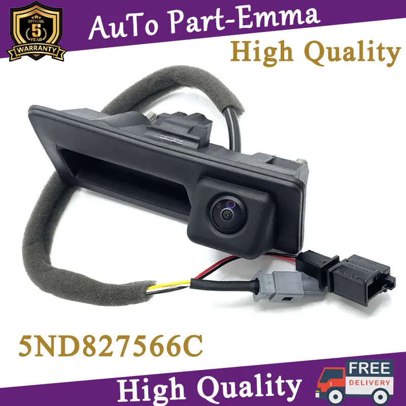 5ND827566C Trunk Switch with Probe Luggage Compartment Camera Reversing Camera Car for VW Toucan A4 A7 S6 Q5 A6 A5