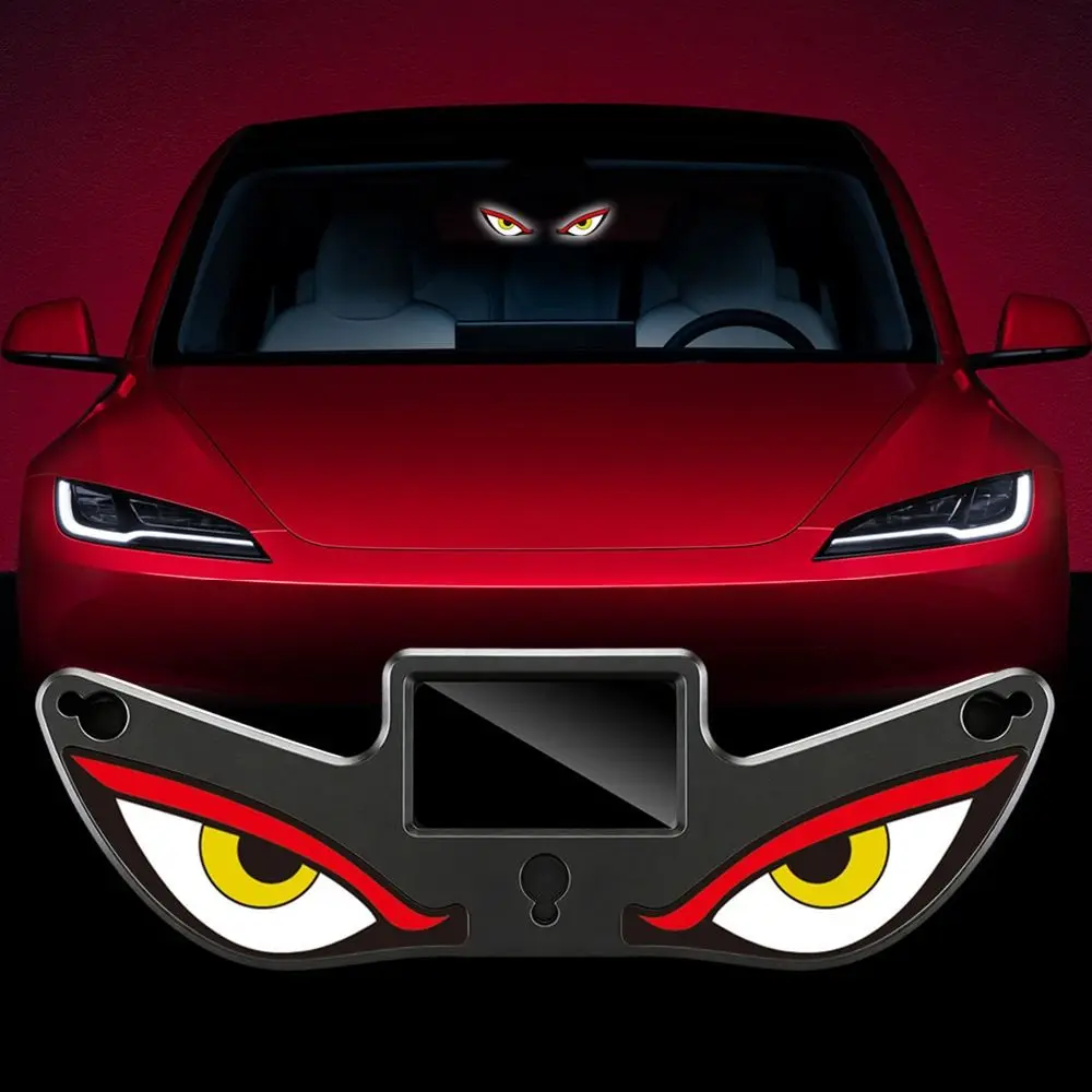 Wireless Solar Powered Car Neon Light Vibration Lights on Suction Cup Cool EYE Ambient Lights Dynamic
