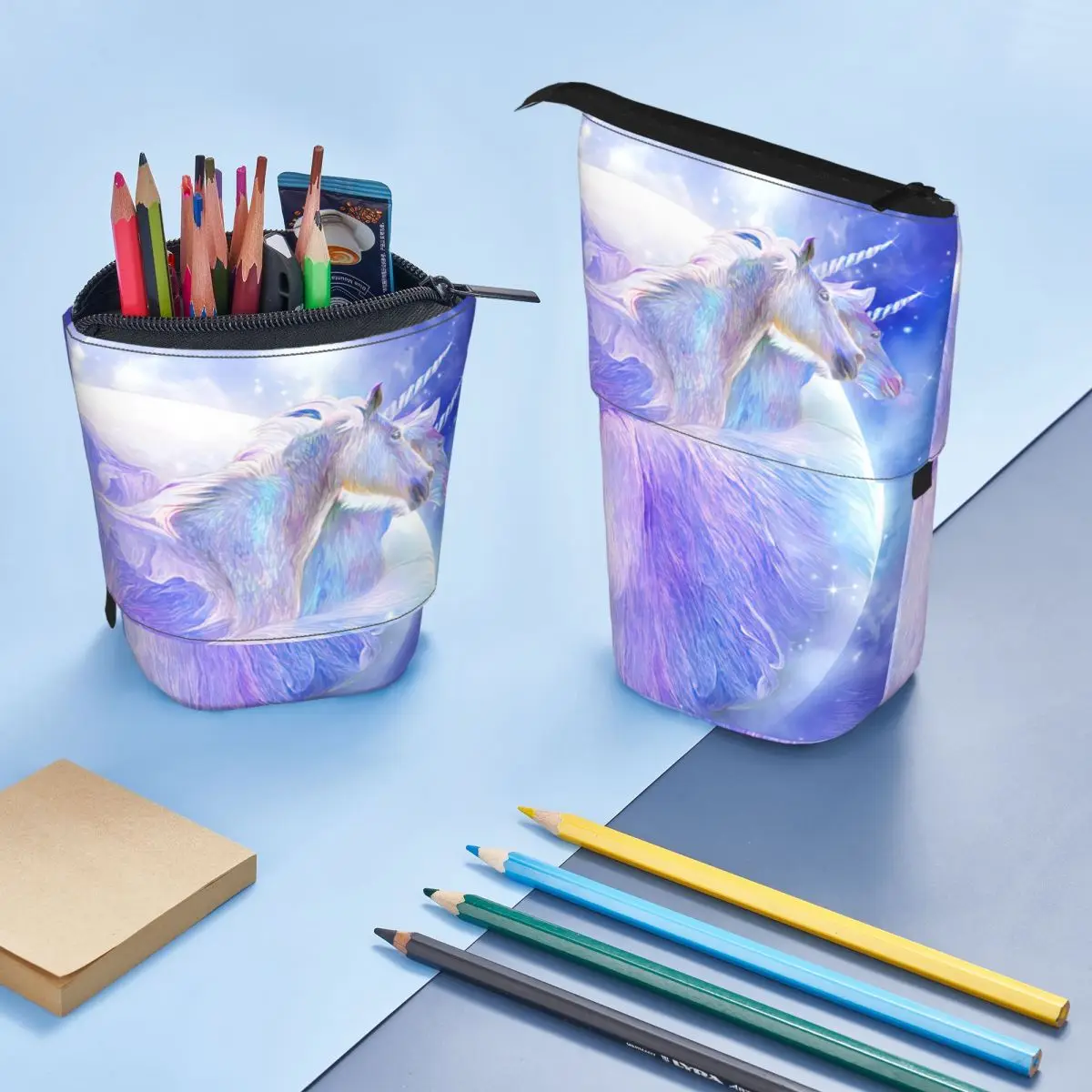 Iris - Goddess Of Fantasy Pen Box Student School Zipper Pen Bag Child Stationery Bag Pencase Vertical Retractable Pencil Case