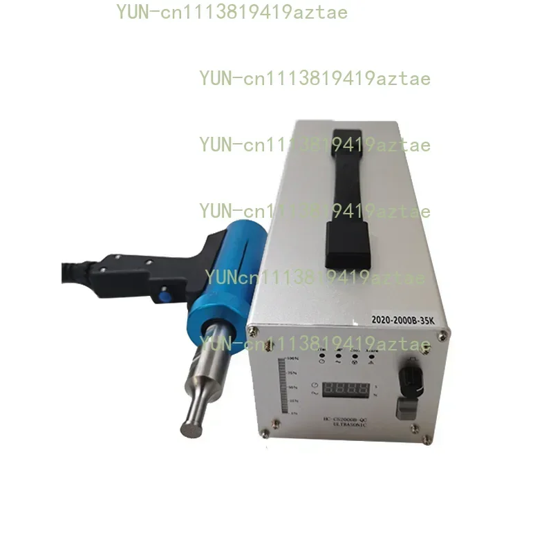 New Model 1500W 220V 15-20kHz Ultrasonic Plastic Welder, Rotary Spin Welding Machine for Fabric & Plastic Welding