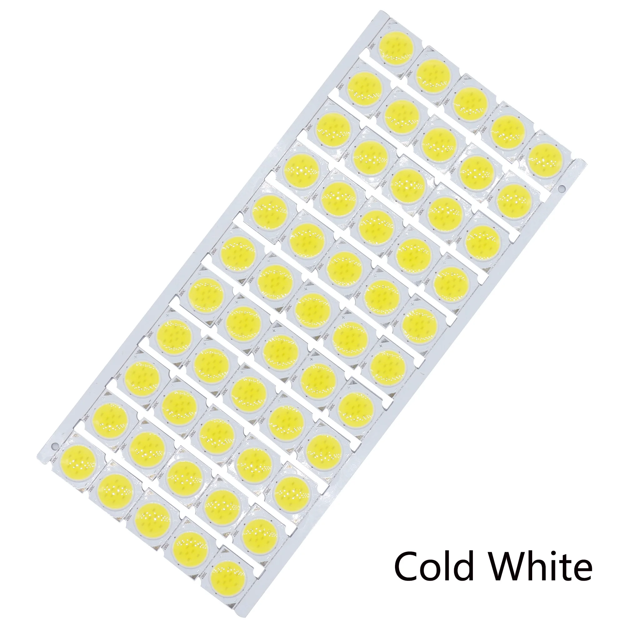 55pcs a lot 3W 5W 7W 10W 9-11V LED COB Light Bulb On Board 13*13mm High Power LED Chip Light Lamp Spotlight Downlight Lamps