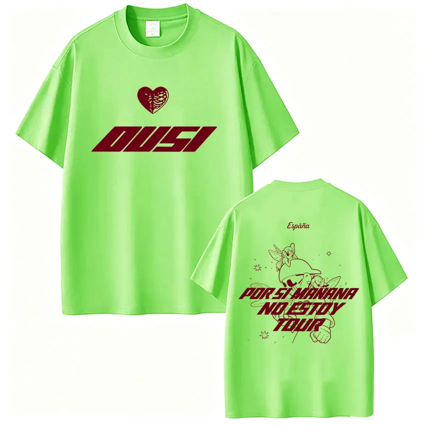 Omar Courtz „Por Si Manana No Estoy Tour“ Merch T-Shirts für Männer und Frauen, Hip-Hop-Mode, Baumwolle, Lässige Oversized T-Shirts, Oberteile – Detail 6