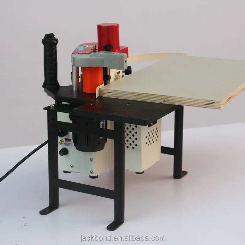 Acrylic mdf veneer portable semi-automatic PVC belt edge banding machine